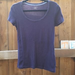 Lands' End Navy Tee Cotton M